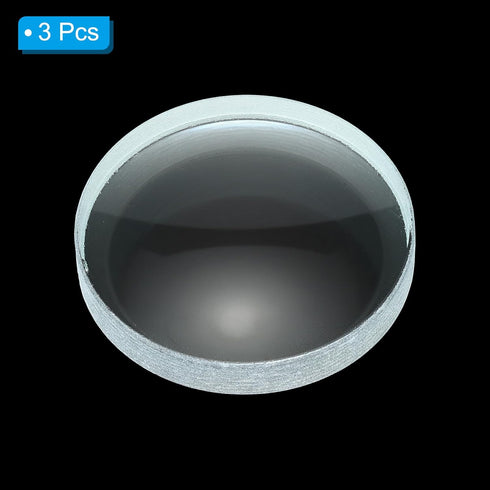 PATIKIL 4" (100mm) Focal Length Double Concave Lens, 3 Pack 50mm Diameter 8mm Height Glass Optically Polished Round Edges Lens for Physics Experim...