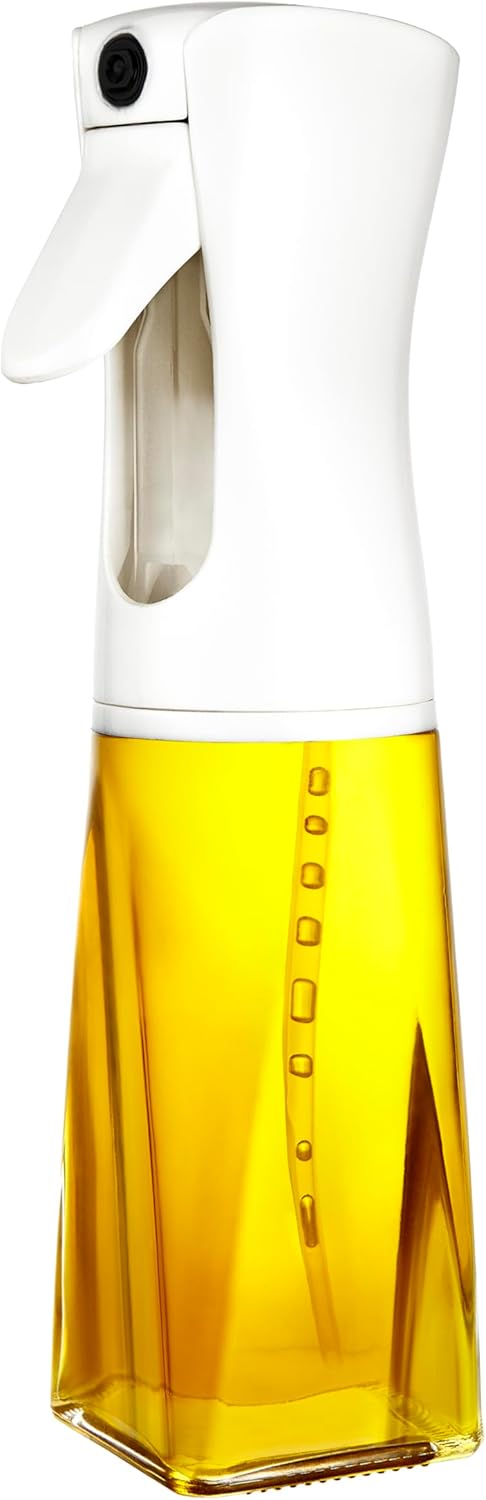 Olive Oil Sprayer For Cooking - Glass 200ml Olive Oil Spray Bottle For Oil Portion Control - Kitchen accessories Gadgets Oil Mister Spray Bottle F...