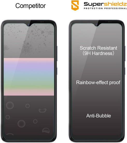 Supershieldz (2 Pack) Designed for Cricket Magic 5G and AT&T Propel 5G Tempered Glass Screen Protector, Anti Scratch, Bubble Free...