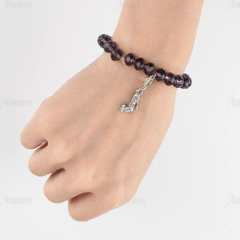 AUEAR, Fashion Crystal High Heel Shoe Shape Charms Bulk Pendant Jewelry Findings for Jewelry Making Necklace Bracelet DIY...