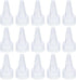 PATIKIL 24/410 Twist Bottle Caps, 15Pcs Plastic Ribbed Edge Squeeze Bottle Replacement Caps with Foam Gasket for Paint Lids Glue Dispensing Bottle...