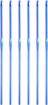 Aluminum Crochet Hook 2.5mm Knitting Needles for DIY Craft Yarn Blue 6Pcs......