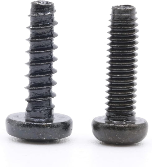 ReplacementScrews 2 Sets of Metric Screws (Model RS-198452) Pan Head - Philips Drive - Black Plated (Pack of 8)...