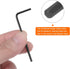 20pcs Hex Key Wrench 5/64" L-Shape Hexagon SAE Wrenches Chrome Vanadium Steel Repairing Tool for Home Repair, Black...