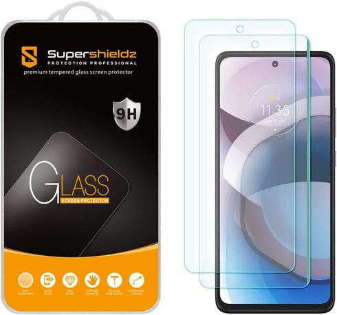 Supershieldz (2 Pack) Designed for Motorola (One 5G Ace) / One 5G UW Ace Tempered Glass Screen Protector, Anti Scratch, Bubble Free......