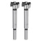 2pcs Forstner Drill Bit 25/32"(20mm) High-Speed Steel Multi-Tooth Forstner Bit with Round Shank for Hard Wood Soft Wood Plywood Plastic Drilling H...