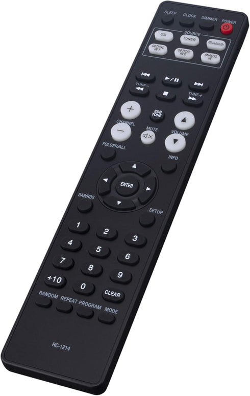 RC-1214 Replaced Remote fit for Denon CD Receiver HiFi System RCDM41 RCD-M41 RCD-M41DAB DM41 D-M41...