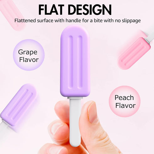 Chewies for Invisalign Aligner, 10 PCS Popsicle Silicone Chewies with Grip Handles, for Invisible or Metal Braces Aligner Munchies...