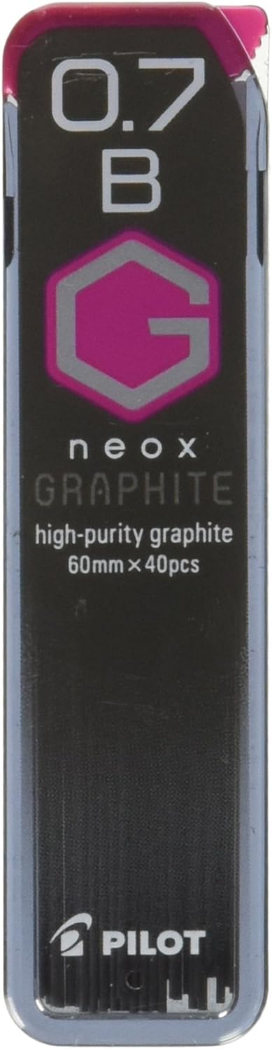 Pilot Mechanical Pencil Lead Neox Graphite 0.7mm, B, 40 Leads (HRF7G-20-B)...