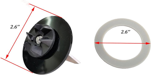 SPB 456 2B Blender Blade with SPB7-20TXN Coupling Compatible with Cuisinartt Powerblend Duet Parts Replacement BFP-703 FPB-5PC SPB-3 SPB-7 SPB-7CH...
