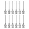 12pcs 17Gauge Stainless Steel Dispensing Needles, 1" All Metal Glue Needle Tube Blunt Tips Luer Lock for Thick Liquids, Ink, Glue, Lab Use...