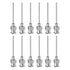12pcs 17Gauge Stainless Steel Dispensing Needles, 1" All Metal Glue Needle Tube Blunt Tips Luer Lock for Thick Liquids, Ink, Glue, Lab Use...