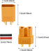Frienda 30 Pairs XT30 Connectors Male and Female Connectors Plugs with 2 Pieces Shrink Tubing for RC Battery...