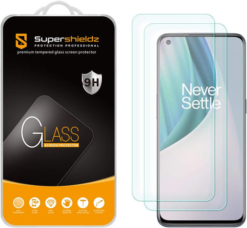Supershieldz (2 Pack) Designed for OnePlus Nord N10 5G Tempered Glass Screen Protector, Anti Scratch, Bubble Free...