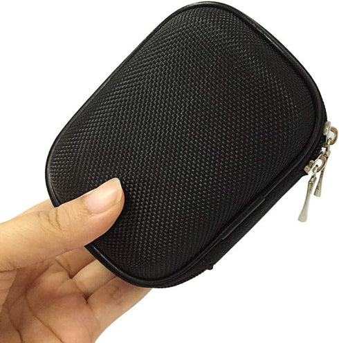 Earphone Case Portable Oxford Bag Holder with Two-Way Zipper for IEM, Earmold, Hearing Protector and Most Earphones...