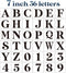 7inch Letter Stencils for Painting on Wood,Large Alphabet Stencils Stencil Letters Numbers Stencils for Wall Wood Signs Home Porch...