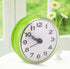 Ciglow Mini Waterproof Clock Electronic, Sucker Wall Clock Portable Bathroom Shower Clock Water.(Green)...