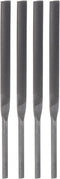 4pcs Pneumatic Flat Files Set 5mm x 85mm Hardened Bearing Steel Middle Cut Teeth Hand Tools for Metal Wood Sharpening...