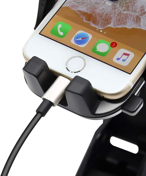 Car Phone Mount, Dashboard & Windshield Cell Phone Holder Stand with One-Touch Design 360° Rotation for All Smartphones...