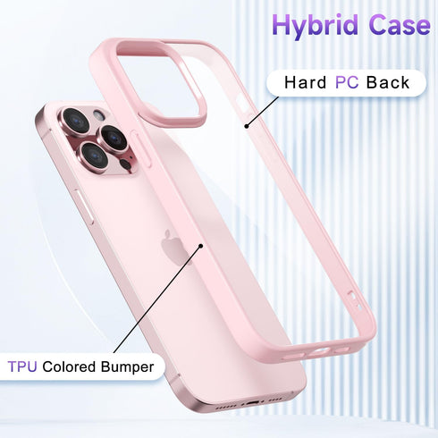 oakxco Thin Slim Clear case for iPhone 13 Pro Max, Transparent Hybrid Hard Shell Plastic & Soft Silicone Rubber Bumper, Non-Yellow Acrylic Protect...