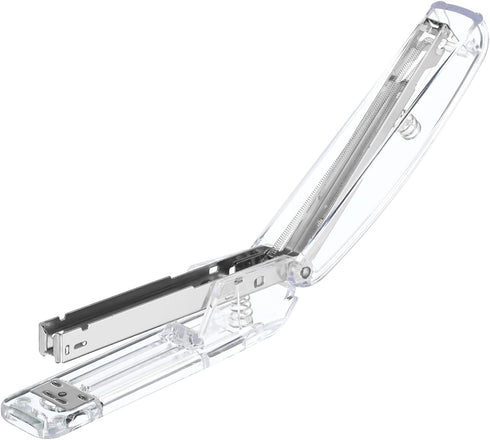 PATIKIL Acrylic Stapler Set, Portable Stylish Manual Effortless Desktop Stapler with 2000 Pcs 24/6 Staples for Classroom Home Office Desk, Silver...