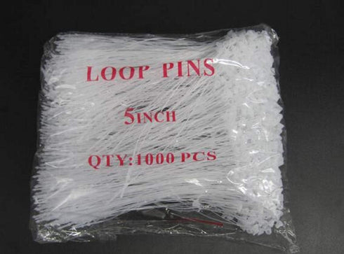 5000 pcs 5" Loop Lock Security Fasteners- Snap Lock, Natural...