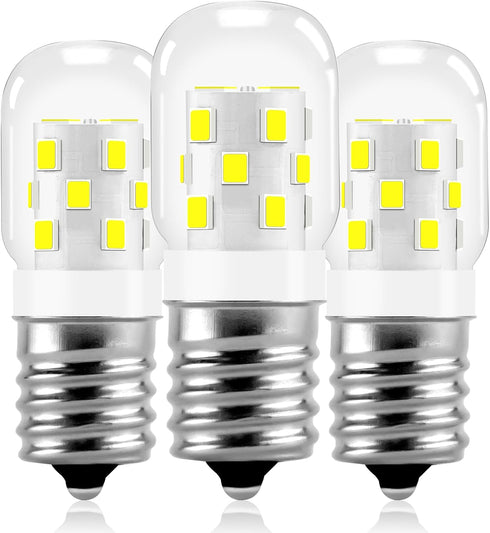 E17 LED Bulb Microwave Oven Appliance Light Bulb Super Power Saving Multiple Purpose Under Hood Over Stove Lights-3W(Equal to 40W Incandescent),38...