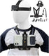 Phone Chest Mount Harness & Head Strap for All iPhones - Hands Free for POV/VLOG - Anti-slip & Water-resistant Accessories Kit for Immersive Filmi...