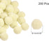 PATIKIL Wool Felt Balls Beads Wool Woolen Fabric 15mm White for Home Crafts Handcrafts Project DIY Pack of 200...