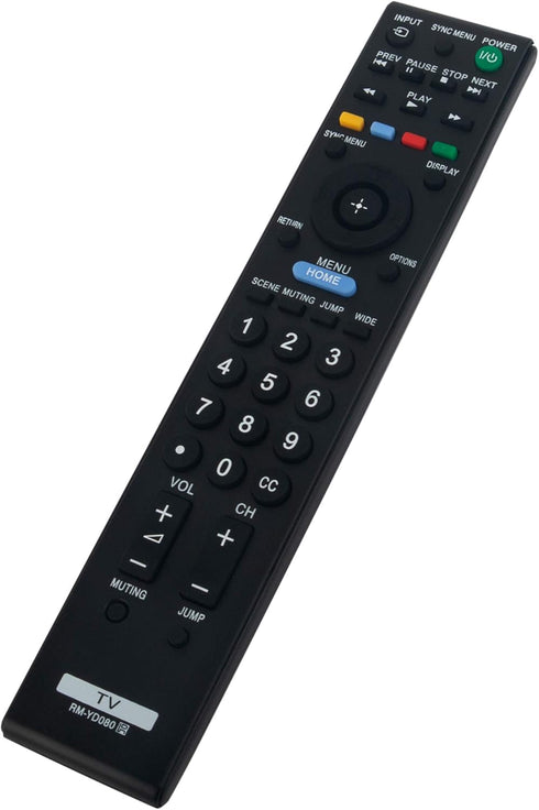 RM-YD080 Replaced Remote fit for Sony TV KDL-40BX450 KDL-46BX450 KDL-22EX350 KDL-32EX340 KDL-40BX451 KDL-42EX440 KDL-42EX441 KDL-46BX451...