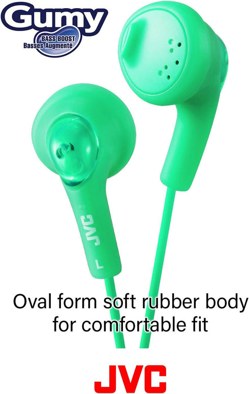 JVC HAF160D Gumy Ear Bud Headphone Orange...