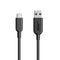 Anker Powerline II USB-C to USB 3.1 Cable 3 feet Male Black—USB Cables (3 feet, USB C, USB A, 3.1 (3.1 Gen 2), 10000 Mbps, Black)......