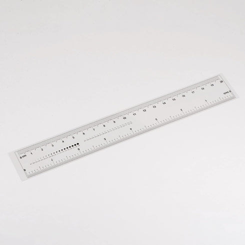 Film Flexible Ruler 8 Inch 1mm Scale PET Plastic Folding Straight Ruler Calibration Soft Ruler Measuring Tool for Factory, Transparent...