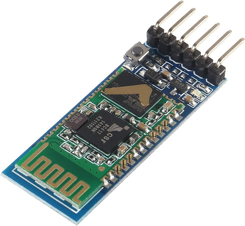 3Pcs HC-05 Wireless Bluetooth RF Transceiver Master Slave Integrated Bluetooth Module 6 Pin Wireless Serial Port Communication BT Module...