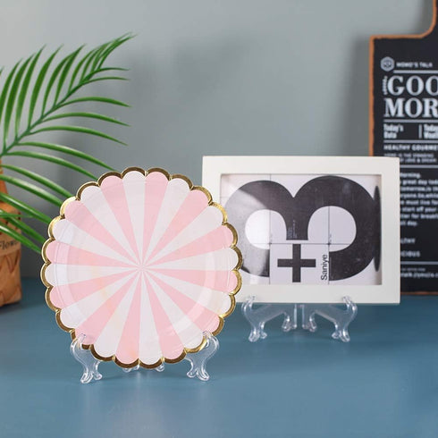 Artliving 6 Inch Clear Plastic Easels or Stand/Plate Holders to Display Pictures or Other Items at Weddings, Home Decoration, Birthdays, Tables (1...