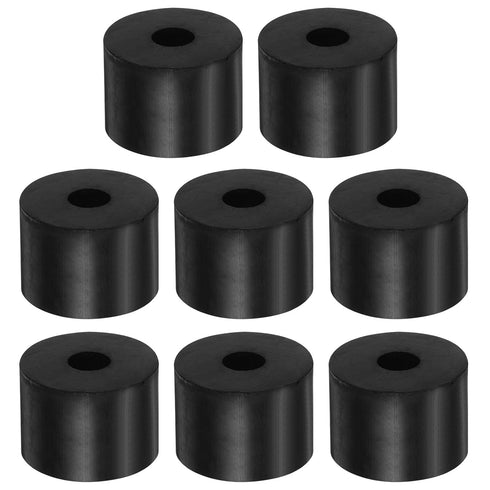 8pcs Rubber Spacer 1.57 Inch OD 0.47 Inch ID 1.2 Inch Thick Neoprene Round Anti Vibration Isolation Pads Isolator Rubber Washers Bushings for Home...