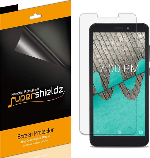 Supershieldz (6 Pack) Designed for Wiko Ride Screen Protector, High Definition Clear Shield (PET)...