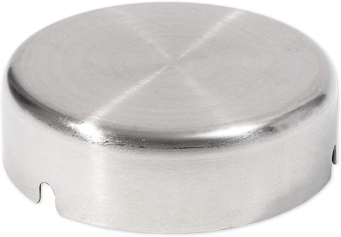 Juvale 5 Pack Stainless Steel Ashtrays for Cigarettes, Outdoor, and Indoor - Round Patio Ashtray - 3 Slots Each (4 x 4 x 1.2 In Ash Trays)...
