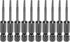 10ps TS8 Star 5 Point Screwdriver Bit 1/4" Hex Shank 2" Length Magnetic Security Torx Head Screw Driver Power Tool...