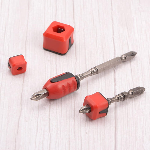 5pcs Bit Magnetizer Ring 1/4" Hex Hole Removable Magnetic Screw Holder for 4-6.35mm Power Screwdriver Bits and Hand Tools (Small)...