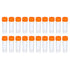 PATIKIL 5mL Plastic Test Tubes, 20 Pack Frozen Container Storage Screw Cap for Lab Laboratory Science, Clear...