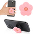 Daisy Flower Phone Grip Holder, Collapsible Expandable Silicone Phone Grip, Cute 2D Phone Back Holder Grip, Cell Phone Grip for Smartphone Tablet ...