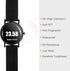 5pcs Watch Glass Screen Protectors 27mm HD High Definition Anti-Fingerprint Soft PET Universal Round Smartwatch Screen Protective Film Protector (...