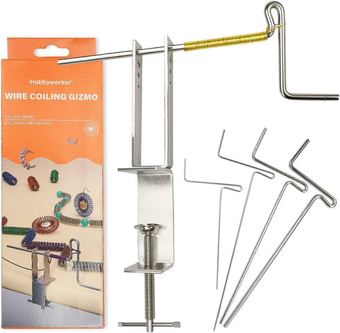 hobbyworker The Jewelry Making Kit with Wire Wrapping Coiling Gizmo Deluxe Winder for Jewelry Winding Tool...
