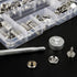 150 PCS Canvas Snap Kit with 2 Pcs Setting Tool, Marine Grade Stainless Steel 3/8" Socket Canvas Snap Button Fastener Kit and Upholstery Boat Cove...