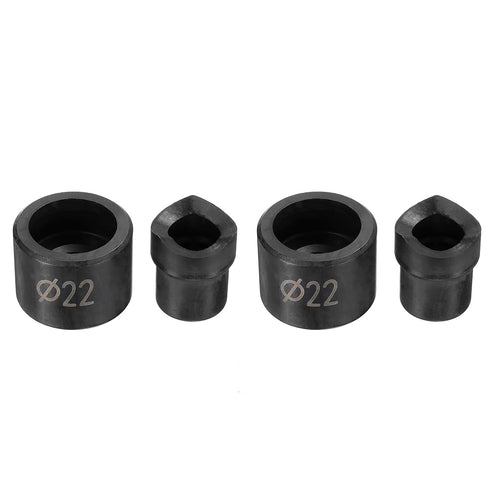 2set Conduit Punch and Die 22mm Chrome Steel Manual Knockout Punch Conduit Hole Cutter Set for Hydraulic Knock Out Driver...