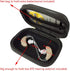 Earphone Case Portable Oxford Bag Holder with Two-Way Zipper for IEM, Earmold, Hearing Protector and Most Earphones...