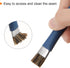 Double-Head Phone Motherboard IC Cleaning Brush 12x15mm Bristles Hair Anti-Static ESD Brush Cleaner for Computer Phone, Blue + Red...