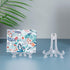 Artliving 4 Inch Clear Plastic Easels or Stand/Plate Holders to Display Pictures or Other Items at Weddings, Home Decoration, Birthdays, Tables (1...