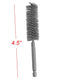 4pc Stainless Steel ALAZCO 5/8" Wire Brush for Power Drill Impact Driver Cleaning Wire Brush Stainless Steel Bore Brush - Hex Shank...